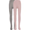 Ewers Kindermaillot 2-pack Uni Grijs/roze