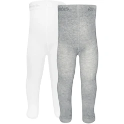 Ewers Panty 2-pack Uni Sweater Grijs Melange