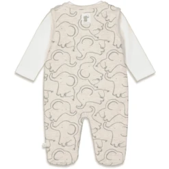 Feetje 2-delig Rompertje Elephant Nature Melange -Kleintje Luxe feetje 2 delig rompertje elephant nature melange a411692 4