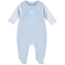 FEETJE Boys Romper Set Blauw Olifant -Kleintje Luxe feetje boys romper set blauw olifant a214577 1