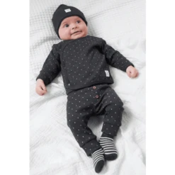 Feetje Broek AOP Mini Persoon Antraciet-melange -Kleintje Luxe feetje broek aop mini persoon antraciet melange a288930 4