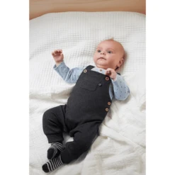 Feetje Dungarees Mini-persoon Antraciet-melange -Kleintje Luxe feetje dungarees mini persoon antraciet melange a288929 2