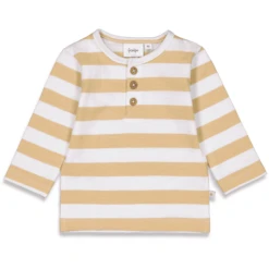 Feetje Gestreept Overhemd Met Lange Mouwen Beach Days Sand Melange -Kleintje Luxe feetje gestreept overhemd met lange mouwen beach days sand melange a411698 2
