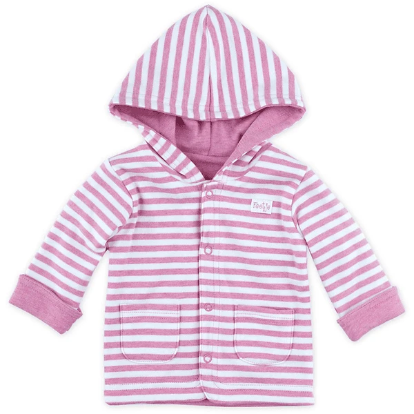 Feetje Girl S Omkeerbaar Jack Met Capuchon Roze Melange 3 Feetje Girl S Omkeerbaar Jack Met Capuchon Roze Melange - Afbeelding 3