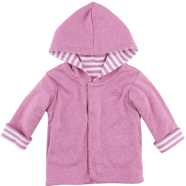 Feetje Girl S Omkeerbaar Jack Met Capuchon Roze Melange 4 Feetje Girl S Omkeerbaar Jack Met Capuchon Roze Melange - Afbeelding 4