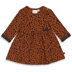 Feetje Jurk Wilde Bruin -Kleintje Luxe feetje jurk wilde bruin a371505 4