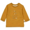 Feetje Lange Mouw Shirt Repeat Griddly Bear Okergeel