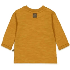 Feetje Lange Mouw Shirt Repeat Griddly Bear Okergeel -Kleintje Luxe feetje lange mouw shirt repeat griddly bear okergeel a317548 4