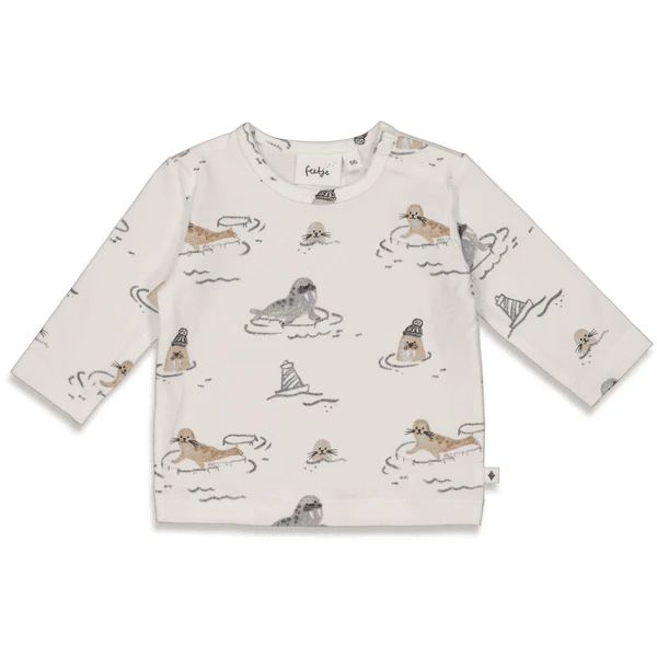 Feetje Long Sleeve Shirt Cool As Ever Off White 1 Feetje Long Sleeve Shirt Cool As Ever Off White