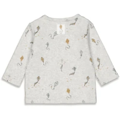 Feetje Long Sleeve Shirt Keep On Smiling Grijs Melange -Kleintje Luxe feetje long sleeve shirt keep on smiling grijs melange a414492 3