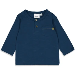 Feetje Long Sleeve Shirt No Waves No Fun Indigo