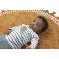 Feetje Long Sleeve Shirt Striped Keep On Smiling Natuur -Kleintje Luxe feetje long sleeve shirt striped keep on smiling natuur a414488 3