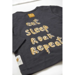 Feetje Longsleeve Go Wild Antraciet -Kleintje Luxe feetje longsleeve go wild antraciet a309921 2