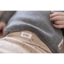 Feetje Nuts About You Taupe Melange Slip-on Broek -Kleintje Luxe feetje nuts about you taupe melange slip on broek a382816 3