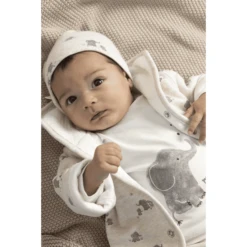 Feetje Omkeerbaar Jack Elephant Natuur Melange -Kleintje Luxe feetje omkeerbaar jack elephant natuur melange a411572 3