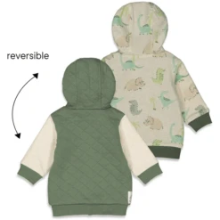 Feetje Omkeerbare Jas Cool-A-Saurus Leger 6 Feetje Omkeerbare Jas Cool-A-Saurus Leger -Kleintje Luxe feetje omkeerbare jas cool a saurus leger a416269 1
