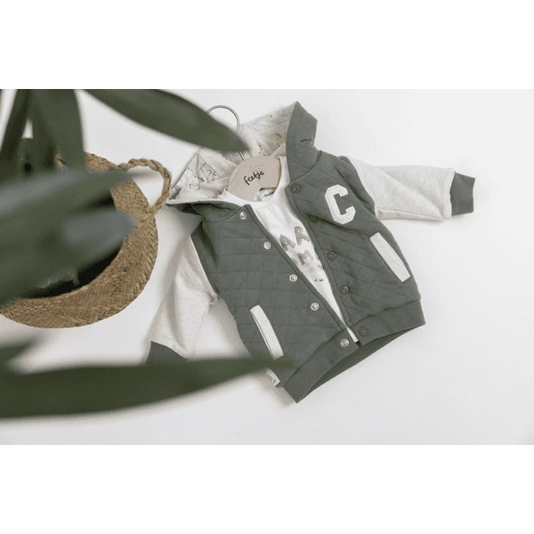 Feetje Omkeerbare Jas Cool-A-Saurus Leger 4 Feetje Omkeerbare Jas Cool-A-Saurus Leger - Afbeelding 4