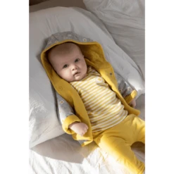 Feetje Omkeerbare Jas Ei-Grijs Gemêleerd -Kleintje Luxe feetje omkeerbare jas ei grijs gemeleerd a348238 2