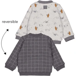 Feetje Omkeerbare Jas Griddly Bear Antraciet Gemêleerd 6 Feetje Omkeerbare Jas Griddly Bear Antraciet Gemêleerd -Kleintje Luxe feetje omkeerbare jas griddly bear antraciet gemeleerd a317312 1