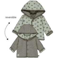 Feetje Omkeerbare Jas Hi Elephant Antraciet Melange -Kleintje Luxe feetje omkeerbare jas hi elephant antraciet melange a317893 3