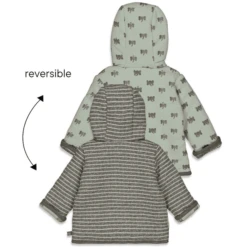 Feetje Omkeerbare Jas Hi Elephant Antraciet Melange -Kleintje Luxe feetje omkeerbare jas hi elephant antraciet melange a317893 4