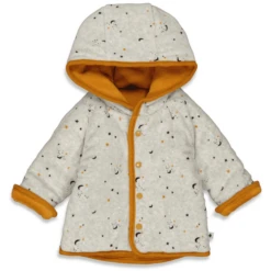 Feetje Omkeerbare Jas Maan Child Okergeel -Kleintje Luxe feetje omkeerbare jas maan child okergeel a382841 3
