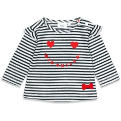 Feetje Pomme D'Amour Shirt Lange Mouw Marine -Kleintje Luxe feetje pomme damour shirt lange mouw marine a345724 3