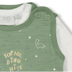 Feetje Romper 2-delig Dinomite Groen -Kleintje Luxe feetje romper 2 delig dinomite groen a309702 2