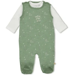 Feetje Romper 2-delig Dinomite Groen -Kleintje Luxe feetje romper 2 delig dinomite groen a309702 3