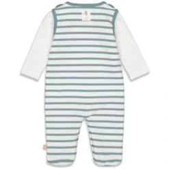 Feetje Romper 2-delig Keep On Smiling Nature -Kleintje Luxe feetje romper 2 delig keep on smiling nature a414506 3