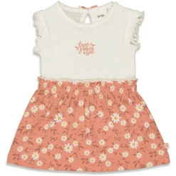 Feetje Shirt Jurk Have A Nice Daisy Terra Roze