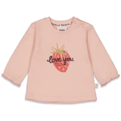 Feetje Shirt Lange Mouw Berry Zoet Roze