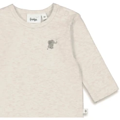 Feetje Shirt Met Lange Mouwen Elephant Nature Melange -Kleintje Luxe feetje shirt met lange mouwen elephant nature melange a411453 2