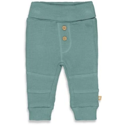 Feetje Slip-on Broek Keep On Smiling Petrol Melange