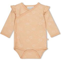 Feetje Swaddle Lichaam Heart S Perzik