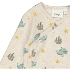 Feetje Swaddle Tiny Pirate Nature Melange -Kleintje Luxe feetje swaddle tiny pirate nature melange a348246 2