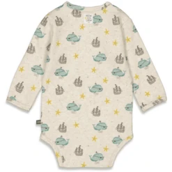 Feetje Swaddle Tiny Pirate Nature Melange -Kleintje Luxe feetje swaddle tiny pirate nature melange a348246 4