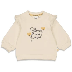 Feetje Sweatshirt Bloom Natuur -Kleintje Luxe feetje sweatshirt bloom natuur a411872 3