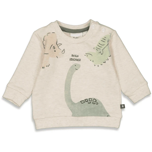 Feetje Sweatshirt Cool-A-Saurus Sand Melange 5 Feetje Sweatshirt Cool-A-Saurus Sand Melange - Afbeelding 5