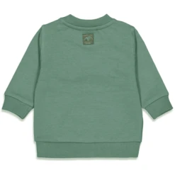 Feetje Sweatshirt Griddly Bear Petrol -Kleintje Luxe feetje sweatshirt griddly bear petrol a317802 3