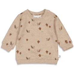 Feetje Sweatshirt Nuts About You Taupe Melange
