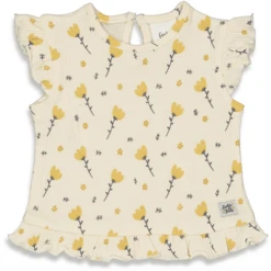 Feetje T-shirt Bloom Natuur -Kleintje Luxe feetje t shirt bloom natuur a411878 4