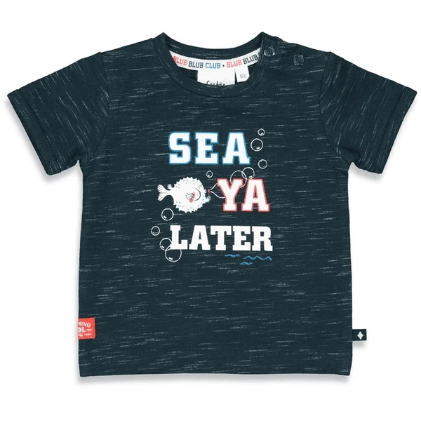 Feetje T-shirt Blub Club Marine Gemêleerd 1 Feetje T-shirt Blub Club Marine Gemêleerd