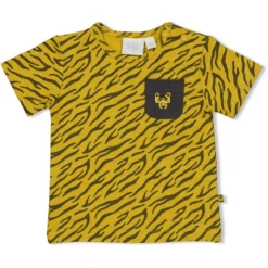 Feetje T-shirt Go Wild Geel -Kleintje Luxe feetje t shirt go wild geel a309717 3