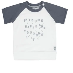 Feetje T-Shirt Je Bent Zo Blij Dat Je Zo Blij Bent Met Een Witte Glimlach... -Kleintje Luxe feetje t shirt je bent zo blij dat je zo blij bent met een witte glimlach a260459 1