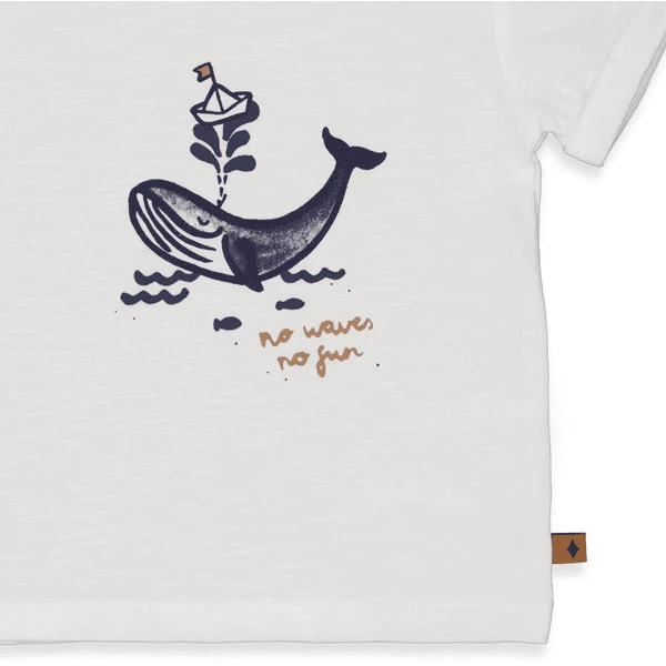 Feetje T-shirt No Waves No Fun Wit 3 Feetje T-shirt No Waves No Fun Wit - Afbeelding 3