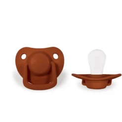 Filibabba Fopspeen 0-6 Maanden Roest, 2 Stuks