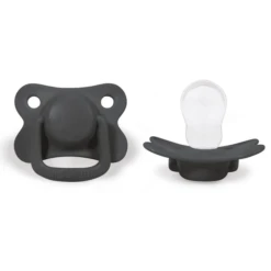 Filibabba Fopspeen +6 Maanden Stone Grijs, 2 Stuks