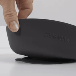 Filibabba Siliconen Kom 2-pack, Stone Grijs -Kleintje Luxe filibabba siliconen kom 2 pack stone grijs a344392 2