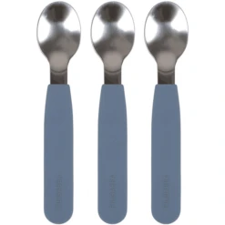 Filibabba Siliconen Lepel 3-pack, Powder Blauw
